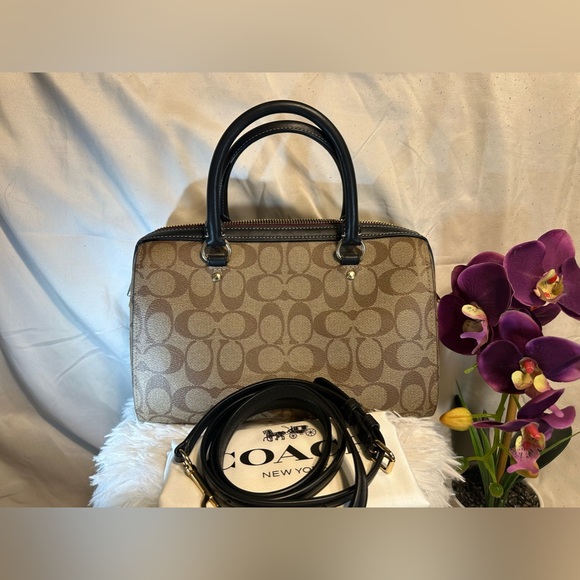 Coach Disney X Villain Bundle Handbag & Wristlet In Signature Canvas W Patches - Picture 10 of 10